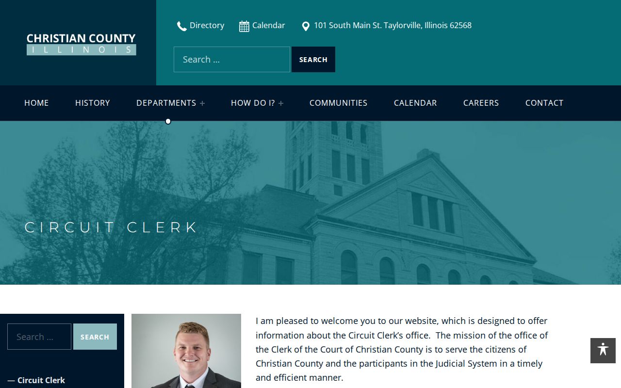 Christian County Circuit Clerk court records and disposition source